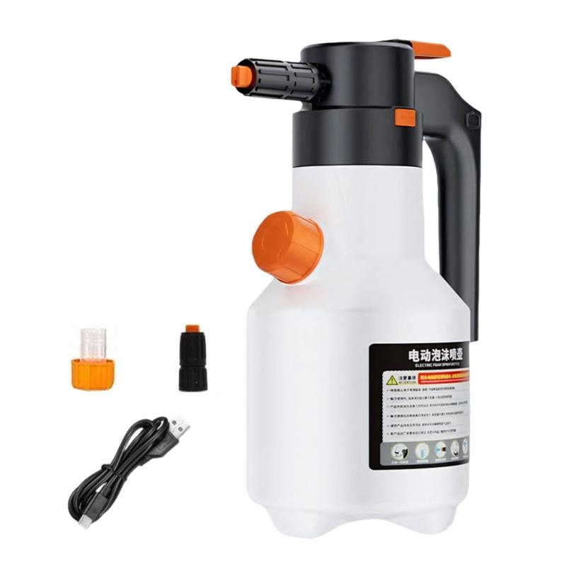 2L Electric Foam Sprayed Guns Suitable For Car Wash With USB Charging And 75° Wide Angle Nozzle For Efficient Cleaning 1 белый
2L Electric Foam Sprayed Guns Suitable For Car Wash With USB Charging And 75° Wide Angle Nozzle For Efficient Cleaning 1 белый