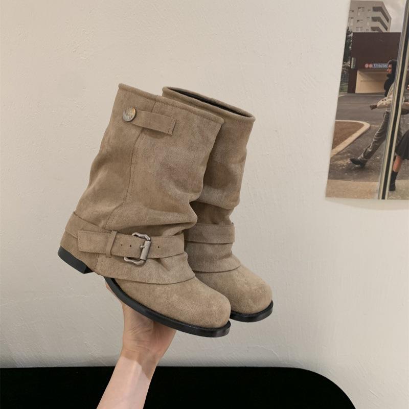 Coarse heel brown Maillard stacked Martin boots women s shoes 2025 new spring and autumn single boots slim with skirt short boots 39
Coarse heel brown Maillard stacked Martin boots women s shoes 2025 new spring and autumn single boots slim with skirt short boots 39