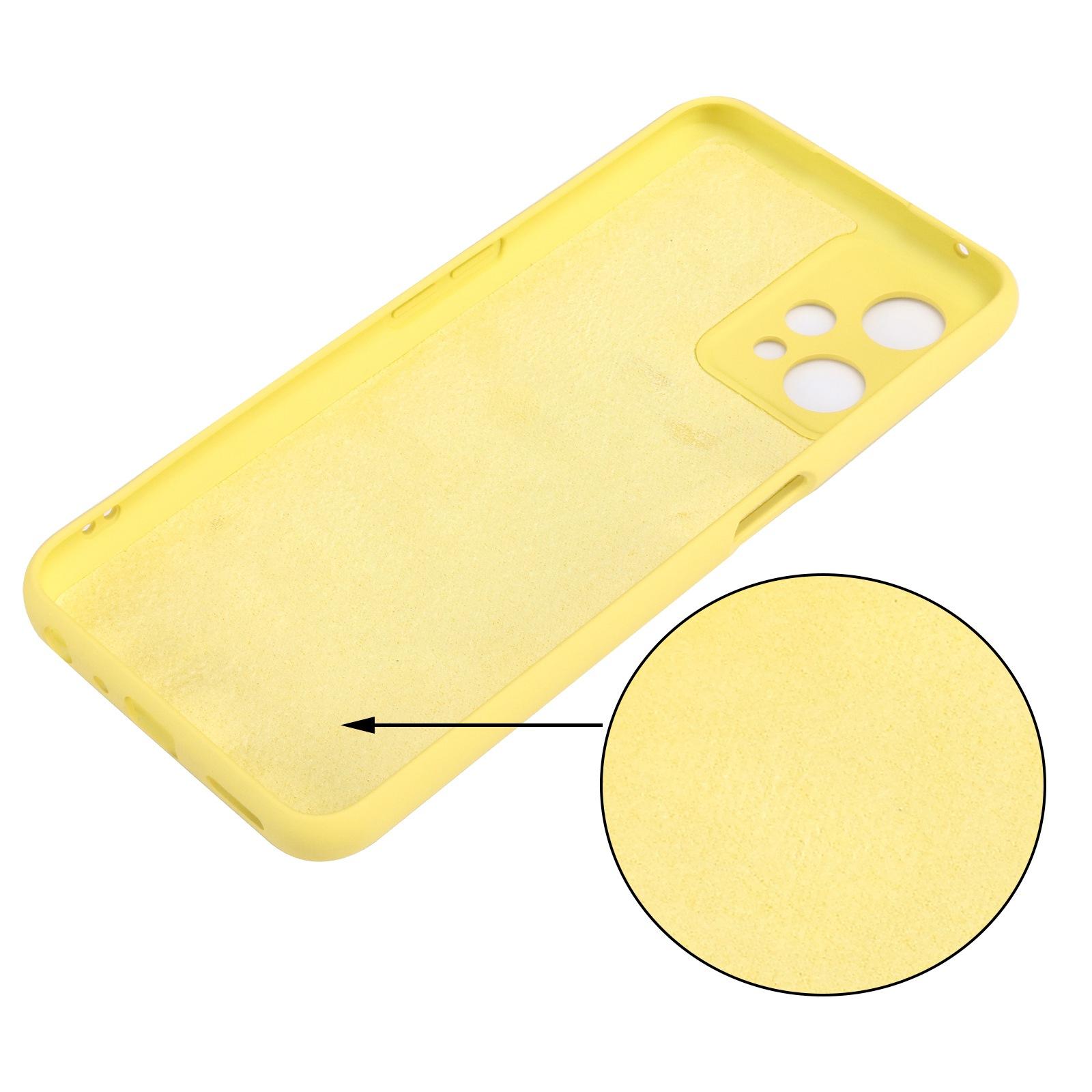 For Realme 9 Pro 5G/9 5G/V25 Slim Liquid Silicone Case Scratch-Resistant Microfiber Lining Lens Camera Protection Back Cover with Strap Yellow
For Realme 9 Pro 5G/9 5G/V25 Slim Liquid Silicone Case Scratch-Resistant Microfiber Lining Lens Camera Protection Back Cover with Strap Yellow
