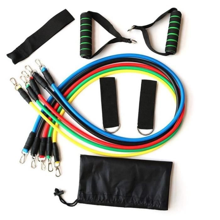 Bandes de résistance - Non spécifié - 11 Pcs - 5 couleurs - Intensité réglable - Usage intensif
Bandes de résistance - Non spécifié - 11 Pcs - 5 couleurs - Intensité réglable - Usage intensif