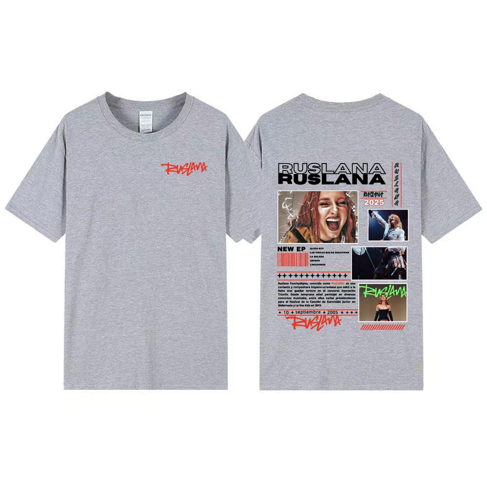 Singer Ruslana Album Tour 2026 Merch T Shirts Unisex Womens Clothing Fashion Aesthetic Gothic Tshirt Hip Hop Casual Cotton TShirt S
Singer Ruslana Album Tour 2026 Merch T Shirts Unisex Womens Clothing Fashion Aesthetic Gothic Tshirt Hip Hop Casual Cotton TShirt S