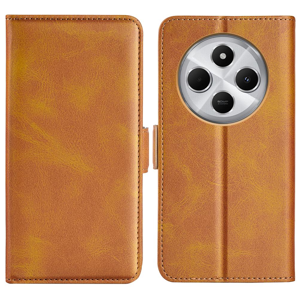 For Xiaomi Poco C75 4G/Redmi 14R 5G/14C 4G Stand Case Calf Texture Leather Wallet Phone Cover Yellow
For Xiaomi Poco C75 4G/Redmi 14R 5G/14C 4G Stand Case Calf Texture Leather Wallet Phone Cover Yellow