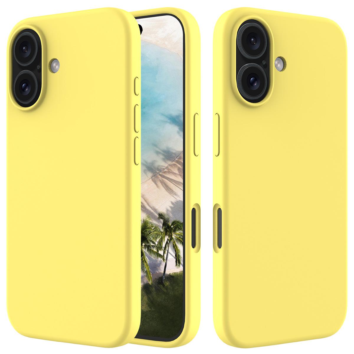 For iPhone 16 Plus Case Liquid Silicone Soft Lining Back Phone Cover Yellow
For iPhone 16 Plus Case Liquid Silicone Soft Lining Back Phone Cover Yellow