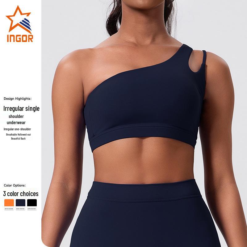 Women s European & American Elastic Sports Bra: One-Shoulder Yoga & Fitness Back-Detail Vest Medium
Women s European & American Elastic Sports Bra: One-Shoulder Yoga & Fitness Back-Detail Vest Medium