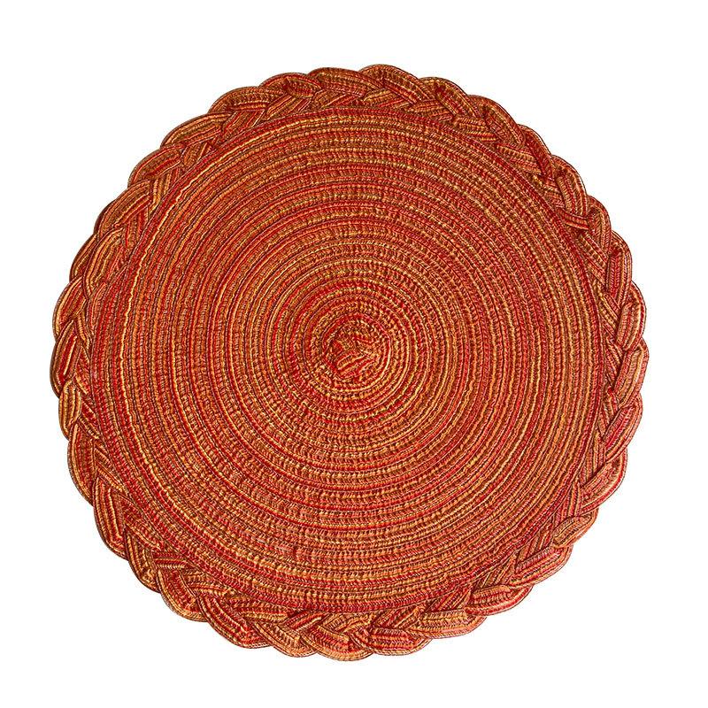 Round Woven Ramie Table Mat, Vinyl Individual Placemats for Table, Heat Insulation, Home Decoration 38CM
Round Woven Ramie Table Mat, Vinyl Individual Placemats for Table, Heat Insulation, Home Decoration 38CM