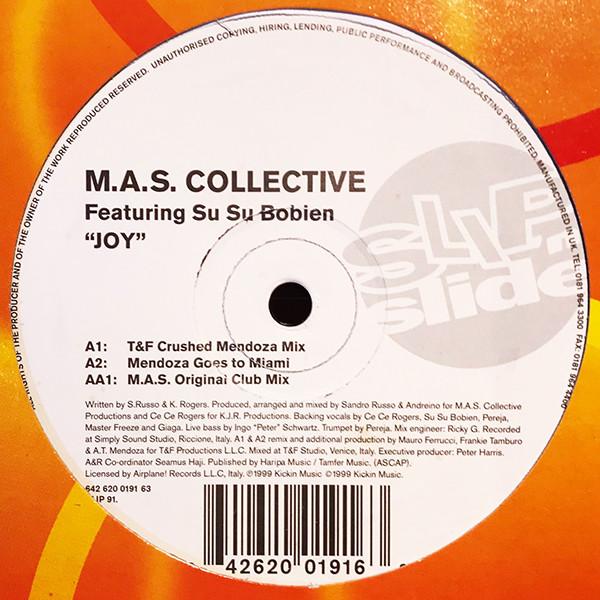 12inch Record M.A.S. COLLECTIVE, SU SU BOBIEN - Joy SLIP91 Slip n Slide 1999 UK Dance & Electronica Used
12inch Record M.A.S. COLLECTIVE, SU SU BOBIEN - Joy SLIP91 Slip n Slide 1999 UK Dance & Electronica Used