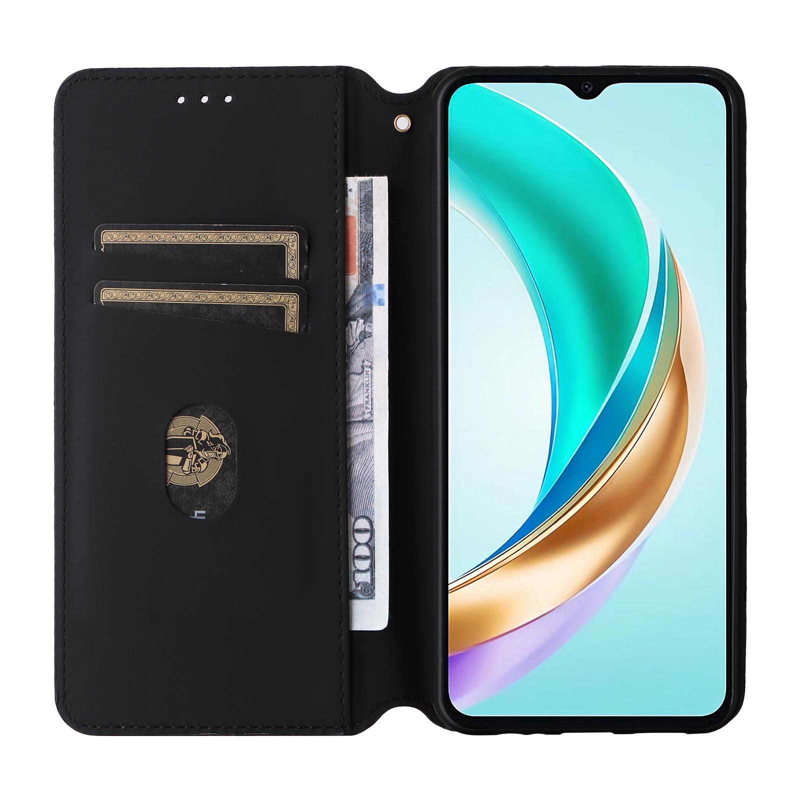 For Honor X6b 4G Anti-Scratch PU Leather Case Rhombus Imprinted Wallet Stand Phone Cover Black
For Honor X6b 4G Anti-Scratch PU Leather Case Rhombus Imprinted Wallet Stand Phone Cover Black