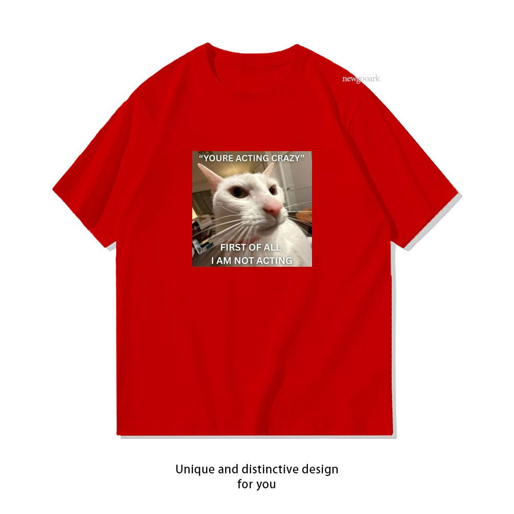Cat Lover Haha TShirt Woman Man Casual Cotton Graphic T Shirts Creative Streetwear Classic Oneck Shirt S
Cat Lover Haha TShirt Woman Man Casual Cotton Graphic T Shirts Creative Streetwear Classic Oneck Shirt S