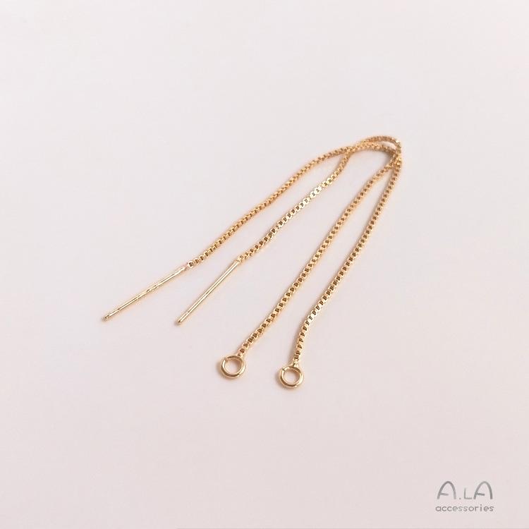 Серьги-нити из золота 14 карат с заполнением: Ручная работа Кисточка Цепь Сделай сам Пуссеты и Аксессуары для изготовления ювелирных изделий
Серьги-нити из золота 14 карат с заполнением: Ручная работа Кисточка Цепь Сделай сам Пуссеты и Аксессуары для изготовления ювелирных изделий