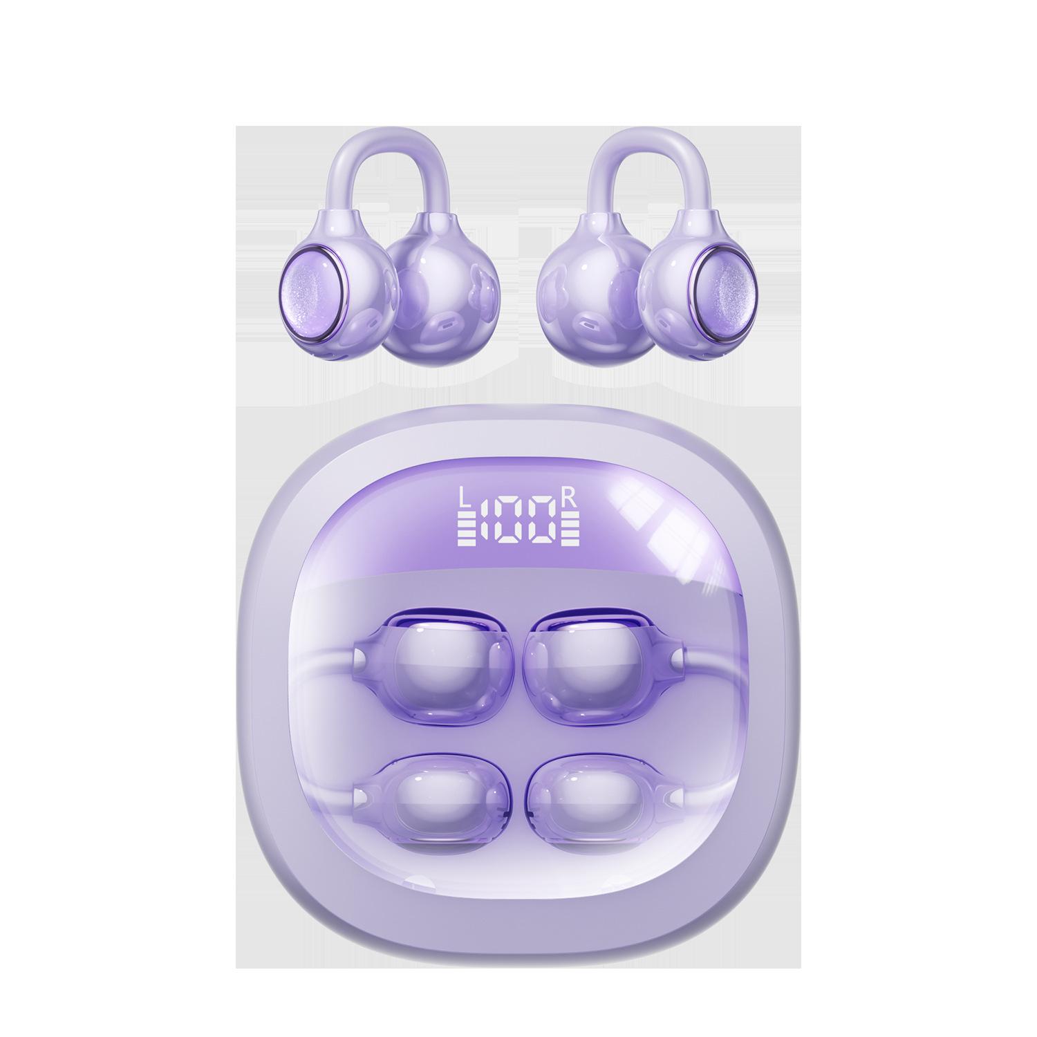 M163 Bluetooth 6.0 Open-Ear Clip Style Earphones: Wireless Music & Call Earphones
M163 Bluetooth 6.0 Open-Ear Clip Style Earphones: Wireless Music & Call Earphones