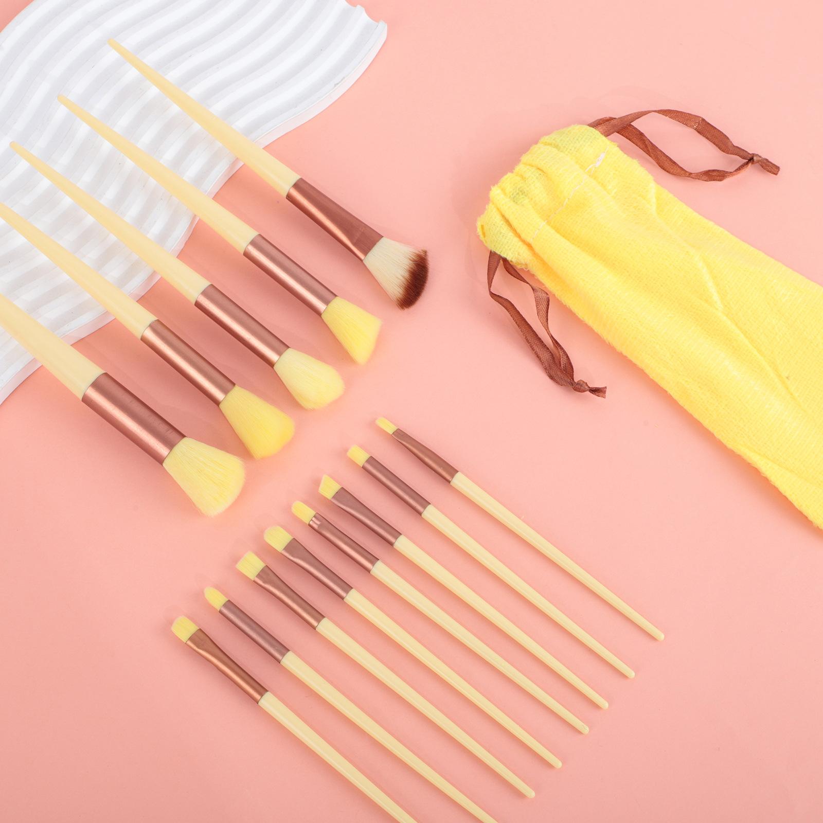 Complete Set of Animal Hair Blush Brush Eyeshadow Brush Loose Powder Brush Nose Shadow Brush Detailing Makeup Brush Set 13Yellow makeup brush
Complete Set of Animal Hair Blush Brush Eyeshadow Brush Loose Powder Brush Nose Shadow Brush Detailing Makeup Brush Set 13Yellow makeup brush