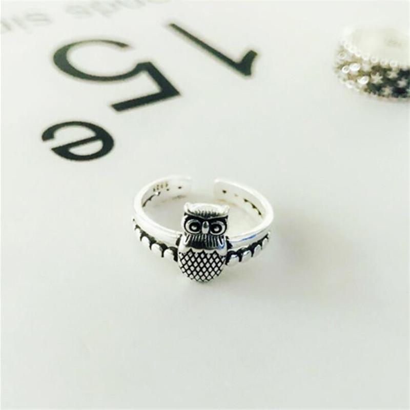New Creative Temperament Thai Silver Owl 925 Sterling Silver Jewelry Personality Sweet Animal Exquisite Opening Rings SR421 серебряный
New Creative Temperament Thai Silver Owl 925 Sterling Silver Jewelry Personality Sweet Animal Exquisite Opening Rings SR421 серебряный
