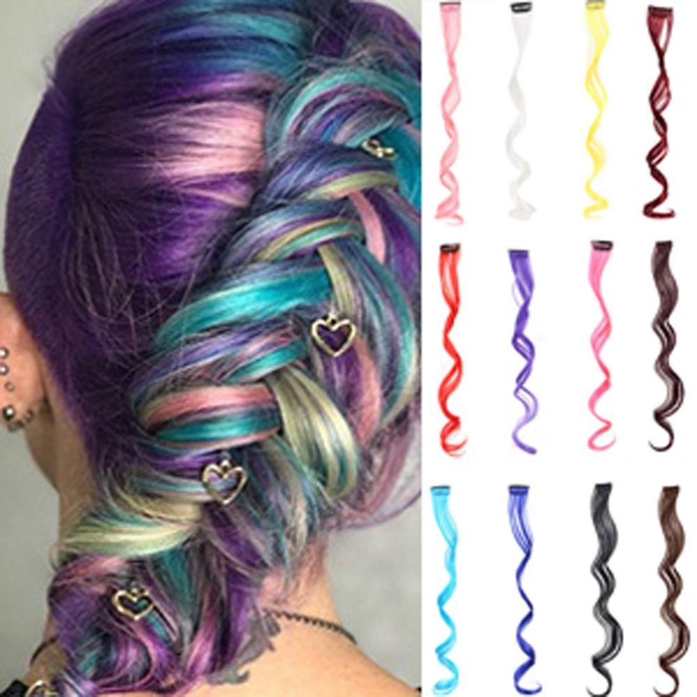 Curly Rainbow Hair Extensions Clip in Long Wavy Wig Hair Accessories Colorful Hair Piece Women
Curly Rainbow Hair Extensions Clip in Long Wavy Wig Hair Accessories Colorful Hair Piece Women