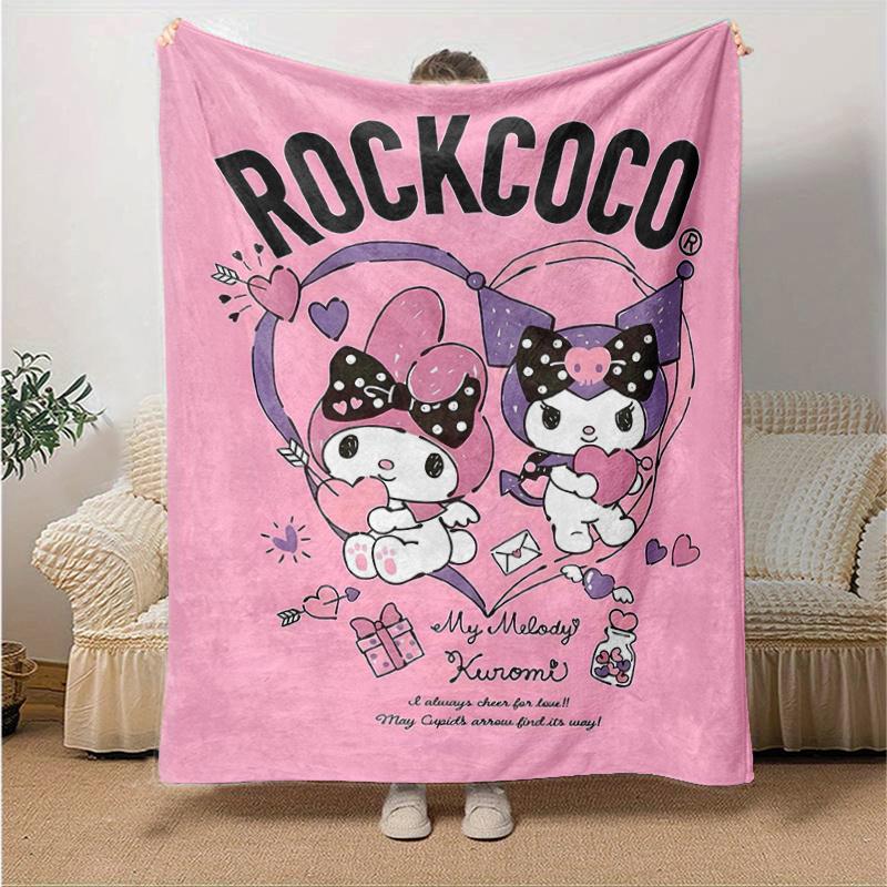 1pc My Melody & Kuromi Blanket, Soft Throw for Room Decor, Perfect Gift for Family and Friend, Living Room, Travel, Camping, Car Blankets, Beach, Offi 130x150cm
1pc My Melody & Kuromi Blanket, Soft Throw for Room Decor, Perfect Gift for Family and Friend, Living Room, Travel, Camping, Car Blankets, Beach, Offi 130x150cm