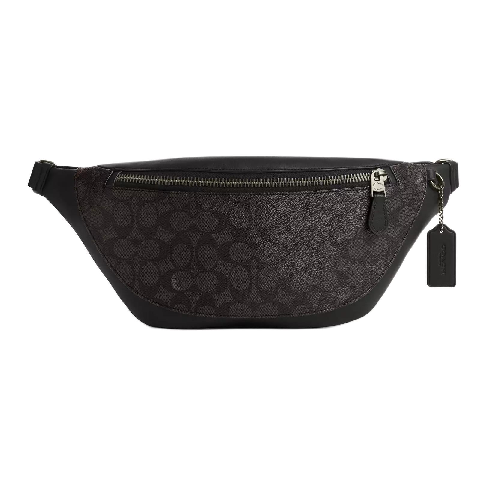 Coach Warren 40 Classic Monogram Print Zipper Closure Coated Canvas Waist Bag Large Men Waist Bag Walnut Black CV926-QBXAM Basic Set (Bag+Dust Bag)
Coach Warren 40 Classic Monogram Print Zipper Closure Coated Canvas Waist Bag Large Men Waist Bag Walnut Black CV926-QBXAM Basic Set (Bag+Dust Bag)