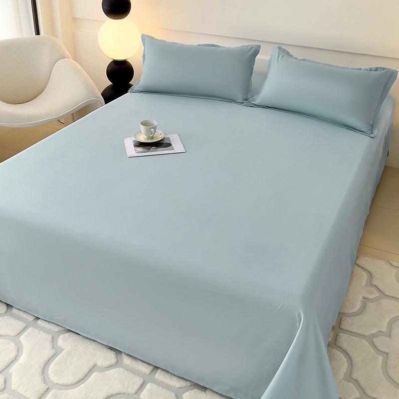 Single Piece Solid Color Cotton Bed Sheet with Pillowcase - Skin-Friendly and Double-Brushed for Dormitory Use 48x74cm Single Pillowcase
Single Piece Solid Color Cotton Bed Sheet with Pillowcase - Skin-Friendly and Double-Brushed for Dormitory Use 48x74cm Single Pillowcase