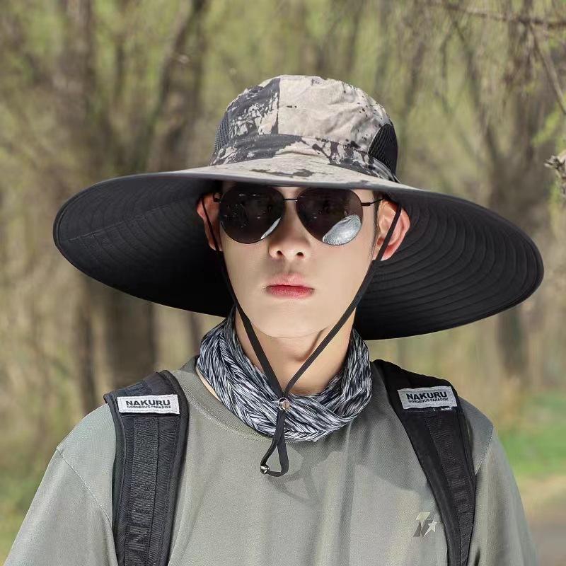 Sunscreen mask men s summer fishing hat cover bucket hat UV protection sun hat outdoor sun hat quick drying Large brim 15cm
Sunscreen mask men s summer fishing hat cover bucket hat UV protection sun hat outdoor sun hat quick drying Large brim 15cm