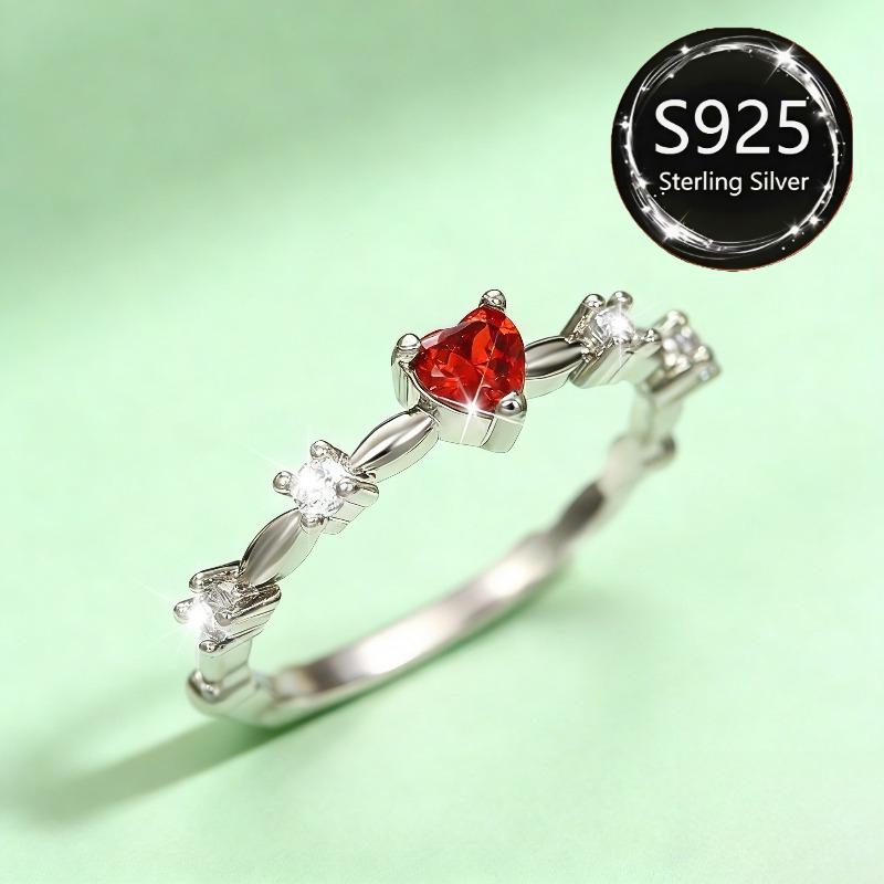 A romantic heart-shaped simple fixed-ring with a delicate design silver-inlaid artificial zirconia luxury and simple gift ring 10
A romantic heart-shaped simple fixed-ring with a delicate design silver-inlaid artificial zirconia luxury and simple gift ring 10