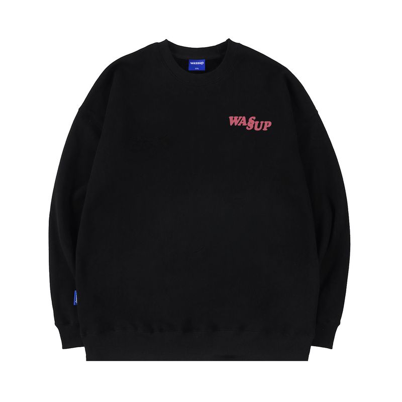 Wassup Trendy Brand Letter Couple Sweatshirt Unisex 2024 Autumn and Winter New Round Neck Versatile Casual Top Black (Heavyweight Basic) L
Wassup Trendy Brand Letter Couple Sweatshirt Unisex 2024 Autumn and Winter New Round Neck Versatile Casual Top Black (Heavyweight Basic) L