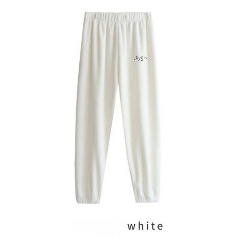 Теплі спортивні штани жіночі зимові теплі коралові флісові повсякденні вільні піжамні штани домашні студентські ледачі штани Onesize білий
Теплі спортивні штани жіночі зимові теплі коралові флісові повсякденні вільні піжамні штани домашні студентські ледачі штани Onesize білий