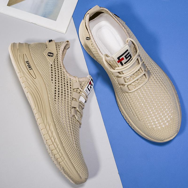 Spot men s shoes summer 2025 new fly-woven mesh casual shoes trendy sports shoes men s non-slip running shoes 39 чёрный
Spot men s shoes summer 2025 new fly-woven mesh casual shoes trendy sports shoes men s non-slip running shoes 39 чёрный