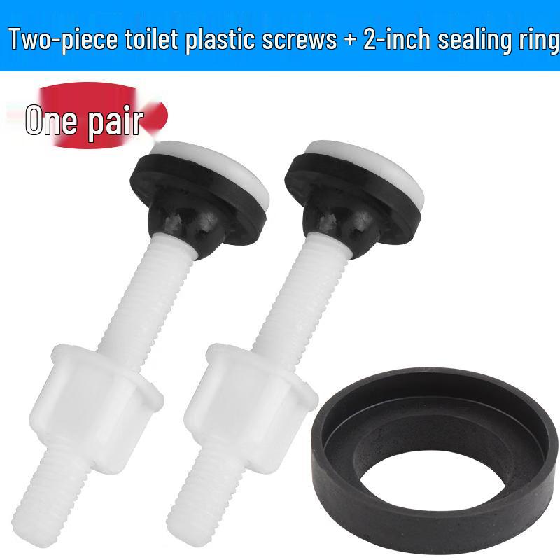 Split Toilet Plastic Screw with 2-inch Seal Ring
Split Toilet Plastic Screw with 2-inch Seal Ring