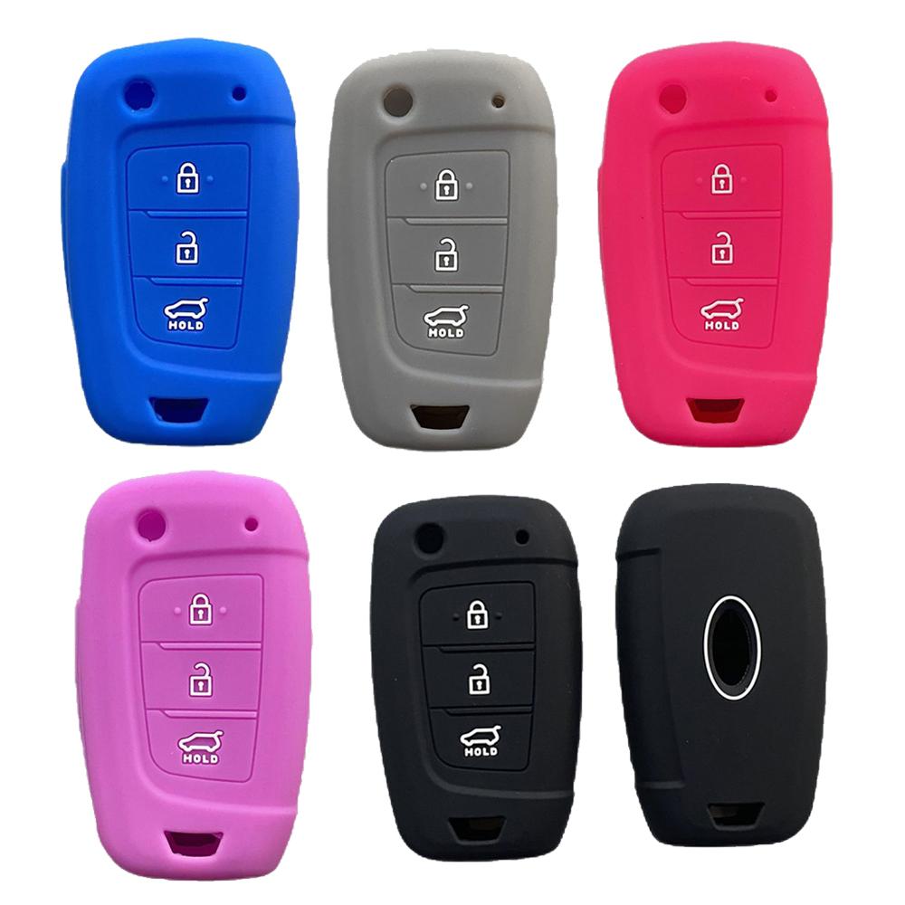 3 Buttons Silicone Car Key Cover Case Protector for For Hyundai Solaris 2 Elantra I30 I35 I40 Tucson Kona Flip Remote Keychain фіолетовий
3 Buttons Silicone Car Key Cover Case Protector for For Hyundai Solaris 2 Elantra I30 I35 I40 Tucson Kona Flip Remote Keychain фіолетовий