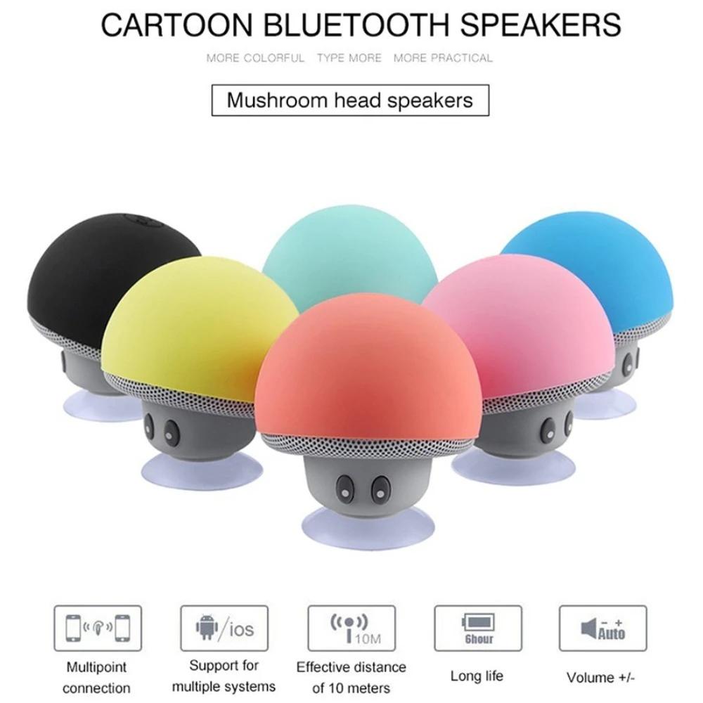 Cartoon Bluetooth Speaker Portable Outdoor Stereo Subwoofer Mini Small Mushroom Wireless Speaker Waterproof Sucker Phone Bracket
Cartoon Bluetooth Speaker Portable Outdoor Stereo Subwoofer Mini Small Mushroom Wireless Speaker Waterproof Sucker Phone Bracket
