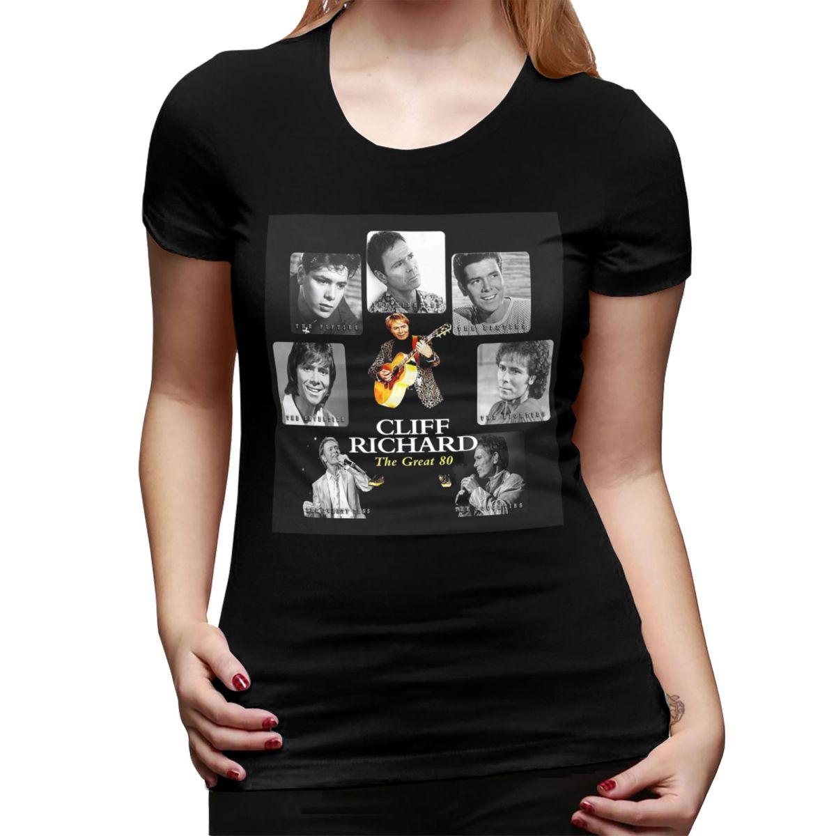 American Legend Singer Songwriter Actor Cliff Richard TShirt for Women Crew Neck T Shirts Womens Short Sleeve Summer Tops XXL
American Legend Singer Songwriter Actor Cliff Richard TShirt for Women Crew Neck T Shirts Womens Short Sleeve Summer Tops XXL