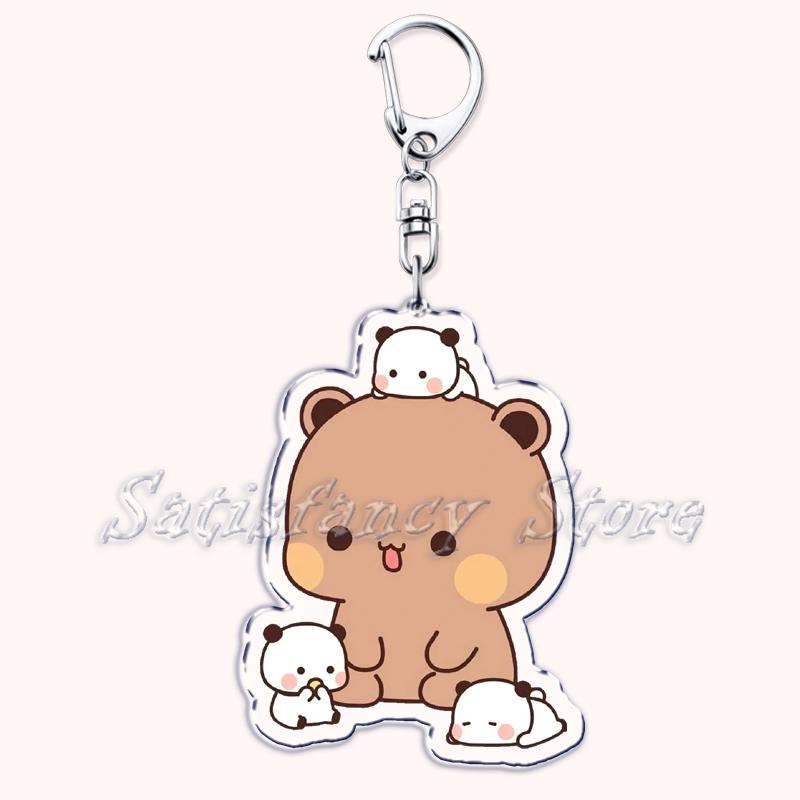 Cute White Grey Bubu Dudu Couple Bears Acrylic Keychains Ring for Accessories Bag Pendant Key Chain Jewelry Fans Lovers Gifts
Cute White Grey Bubu Dudu Couple Bears Acrylic Keychains Ring for Accessories Bag Pendant Key Chain Jewelry Fans Lovers Gifts