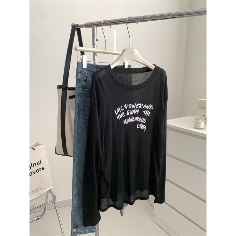 Реальное фото печатная блузка с длинным рукавом и защитой от солнца женская летняя свободная верхняя одежда тонкий микро-прозрачный топ для кондиционирования воздуха XL чёрный
Реальное фото печатная блузка с длинным рукавом и защитой от солнца женская летняя свободная верхняя одежда тонкий микро-прозрачный топ для кондиционирования воздуха XL чёрный