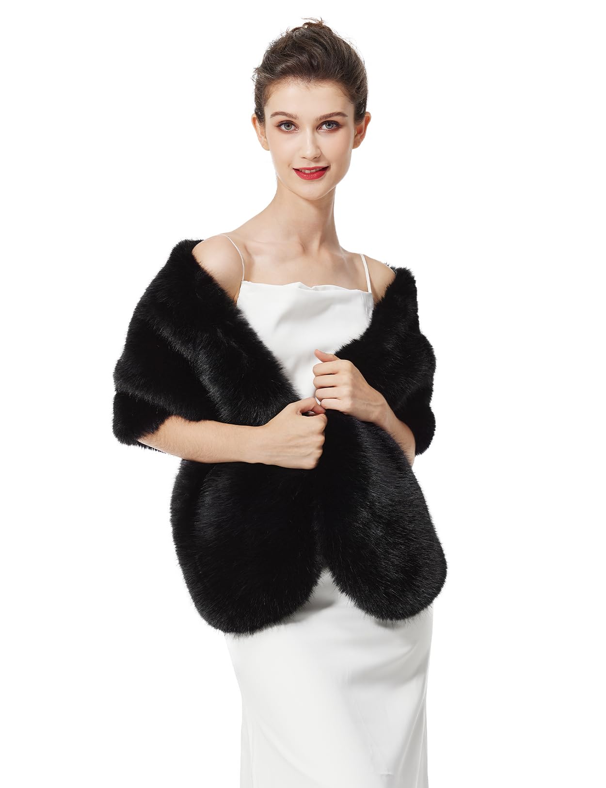 BEAUTELICATE Толстый Пушистый Искусственный Мех Зимний Идеально для Сцены и Размер Черная Женская Шаль, Большая, Теплая, Болеро, Свадьбы, Церемонии Совершеннолетия,
BEAUTELICATE Толстый Пушистый Искусственный Мех Зимний Идеально для Сцены и Размер Черная Женская Шаль, Большая, Теплая, Болеро, Свадьбы, Церемонии Совершеннолетия,
