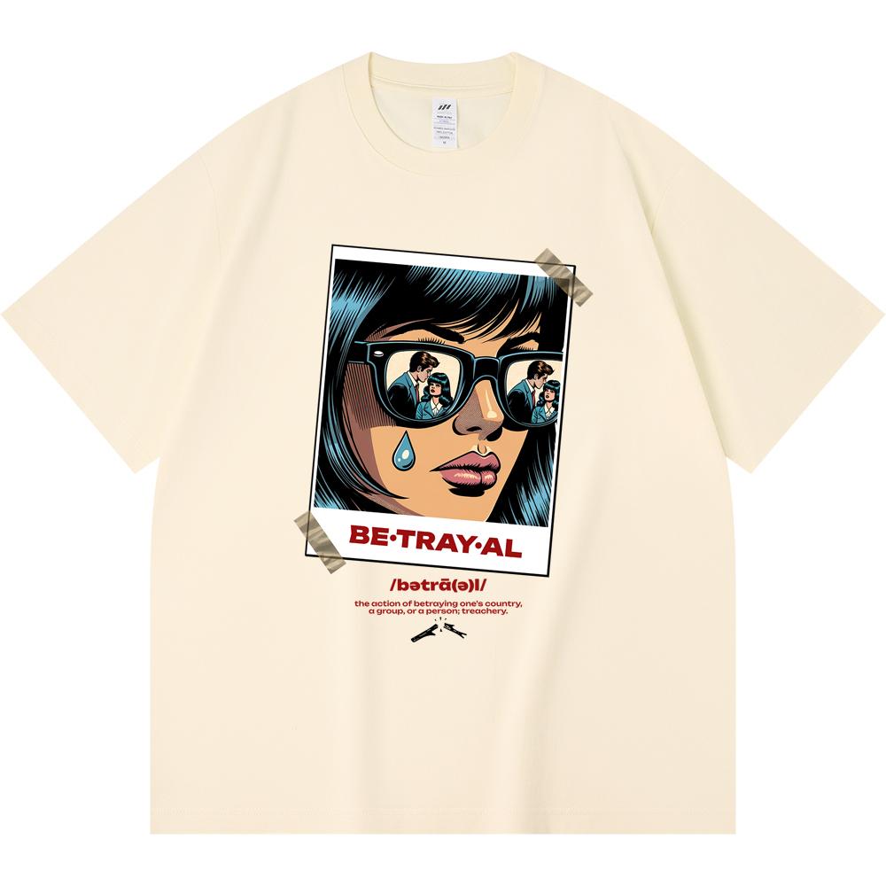 230GSM 100% Cotton T-Shirt Betrayal Print Tees Funny Harajuku Style Combed Cotton Tshirt XS абрикосовый
230GSM 100% Cotton T-Shirt Betrayal Print Tees Funny Harajuku Style Combed Cotton Tshirt XS абрикосовый