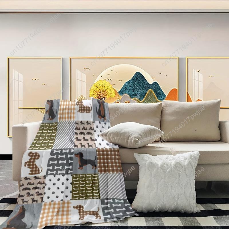 Dachshund Dog Print Flannel Throw Blanket, Soft Lightweight Cozy All-Season Contemporary Polyester Digital Custom blankets 75cmx90cm
Dachshund Dog Print Flannel Throw Blanket, Soft Lightweight Cozy All-Season Contemporary Polyester Digital Custom blankets 75cmx90cm