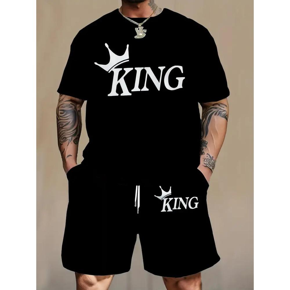 Summer Men s Sports Short Sleeve Shorts Set Fashion Versatile Breathable S
Summer Men s Sports Short Sleeve Shorts Set Fashion Versatile Breathable S