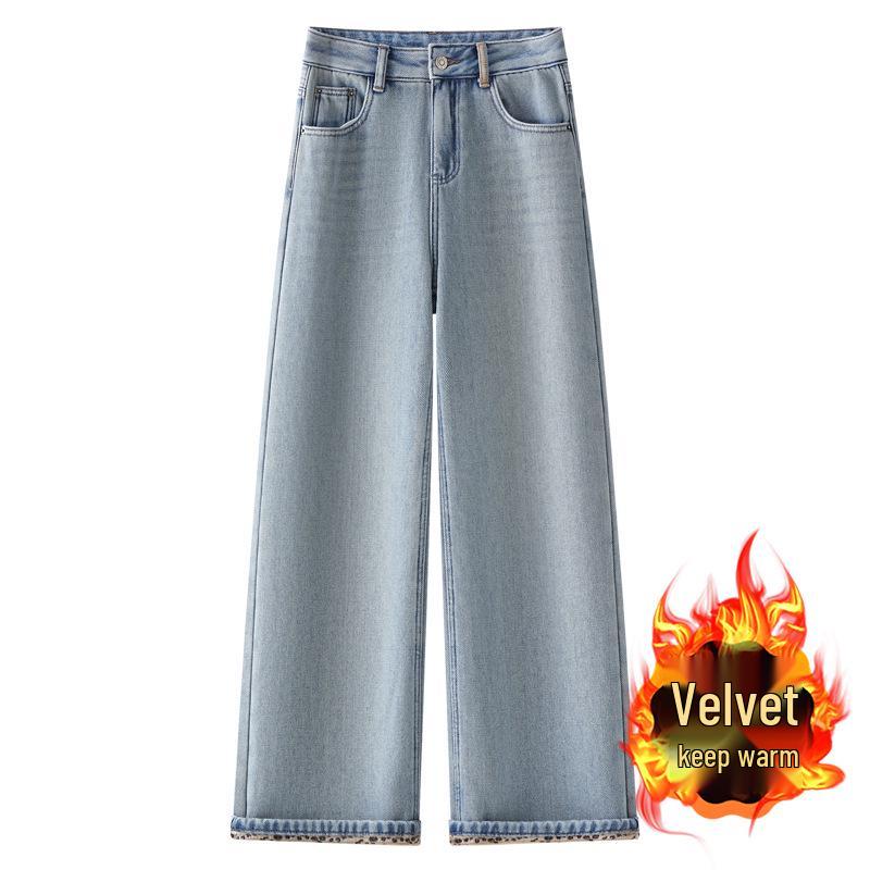 Light Blue Retro Wide-Leg Fleece-Lined Women s Jeans 2024 - Thick Winter Straight-Leg Casual Pants XL
Light Blue Retro Wide-Leg Fleece-Lined Women s Jeans 2024 - Thick Winter Straight-Leg Casual Pants XL