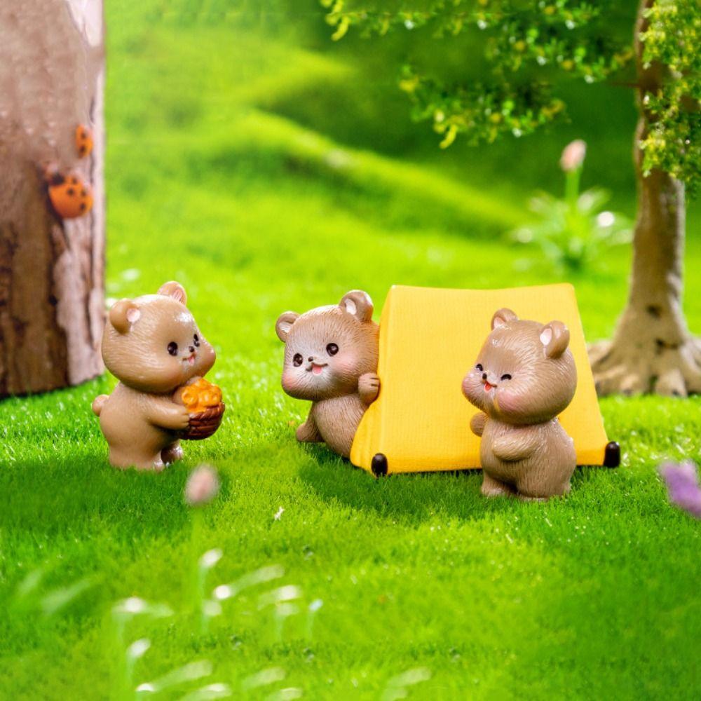 15pcs/set Simulation Camping Tiny Bear Statue Cartoon Mini Bear Figurines for Fairy Garden Decor 15pcs/set
15pcs/set Simulation Camping Tiny Bear Statue Cartoon Mini Bear Figurines for Fairy Garden Decor 15pcs/set