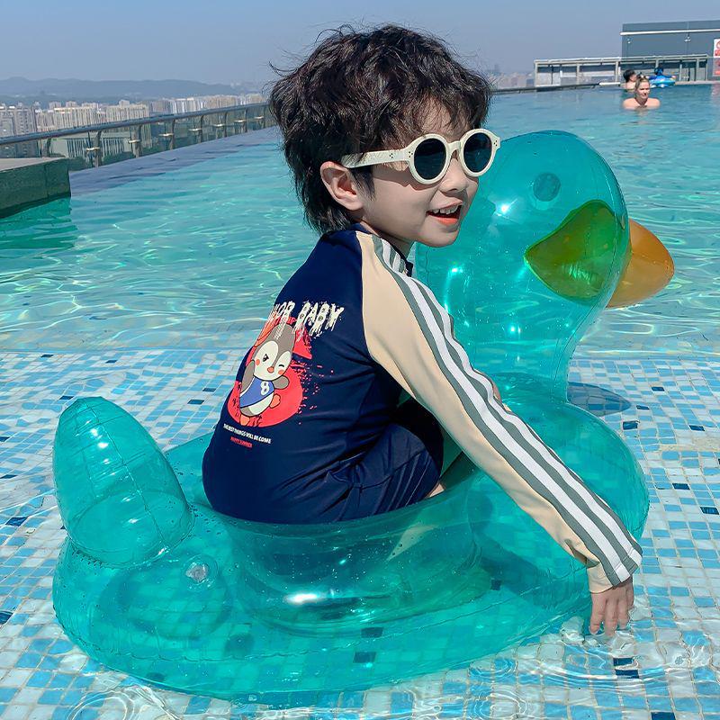Korean Style Boys Long-Sleeve Quick-Dry One-Piece Swimsuit Size 90 (Height ~80cm)
Korean Style Boys Long-Sleeve Quick-Dry One-Piece Swimsuit Size 90 (Height ~80cm)