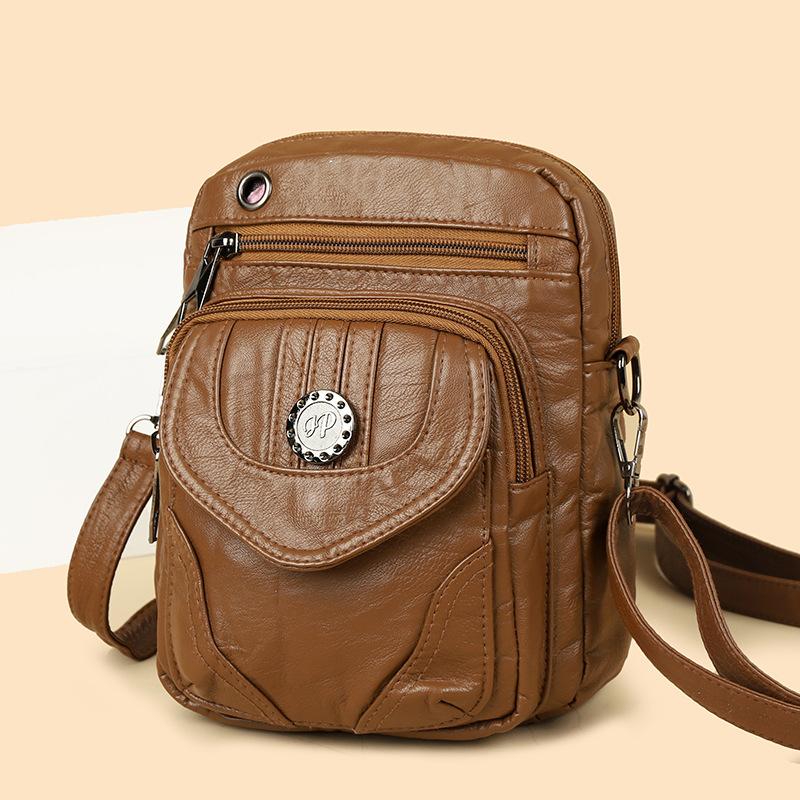 Small Square Bag Washed Leather Single-shoulder Crossbody Bag Women s Bag Multi-layer Bag жовтий
Small Square Bag Washed Leather Single-shoulder Crossbody Bag Women s Bag Multi-layer Bag жовтий