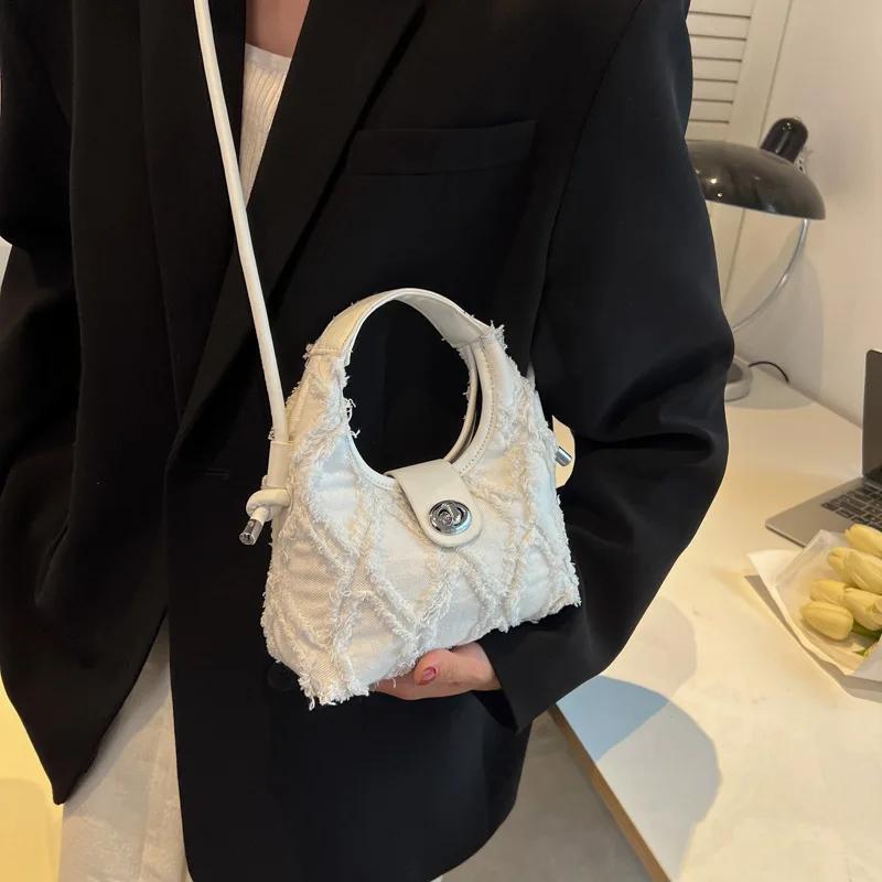 New Niche Shoulder Bag Internet Celebrity Same Denim Diamond Versatile Fashion Shoulder Crossbody Armpit Bag Premium
New Niche Shoulder Bag Internet Celebrity Same Denim Diamond Versatile Fashion Shoulder Crossbody Armpit Bag Premium