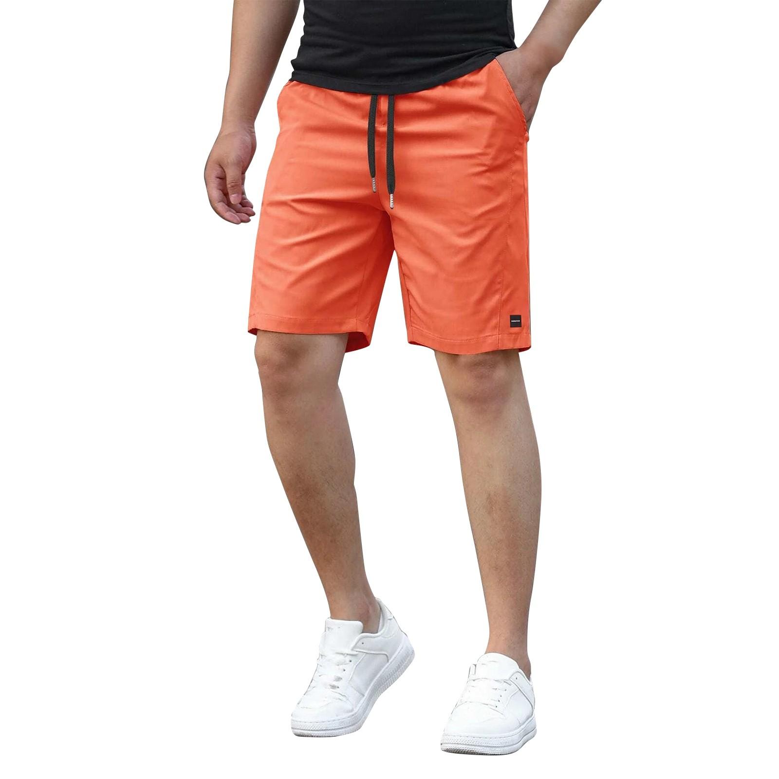Мужские летние однотонные шорты на шнурке, мужские повседневные спортивные шорты M оранжевый
Мужские летние однотонные шорты на шнурке, мужские повседневные спортивные шорты M оранжевый