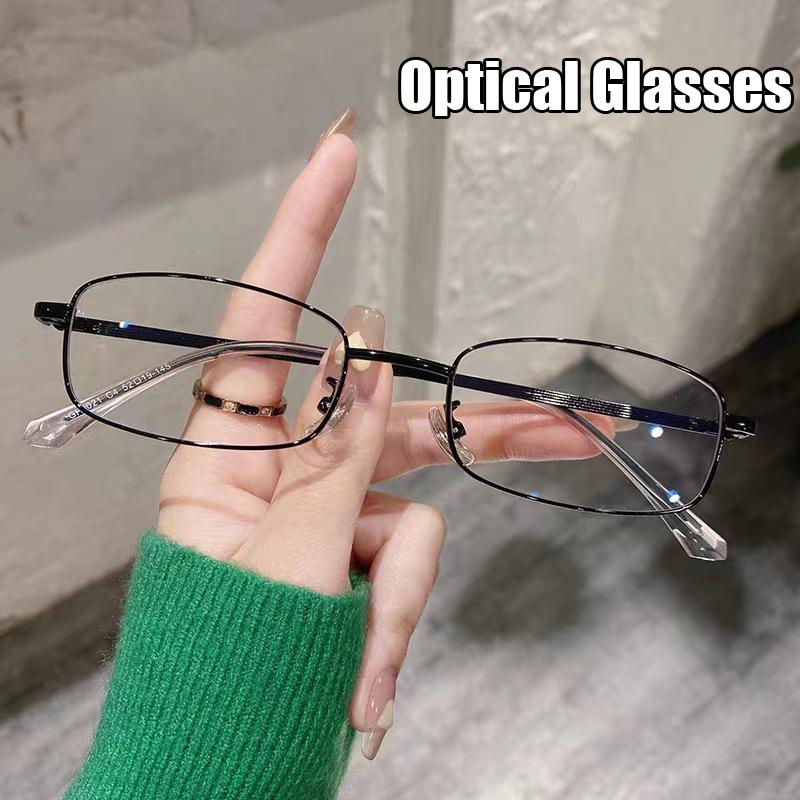 Fashion Fashion Small Rectangle Eyeglasses Men Women Vintage Square Computer Optical Glasses Luxury Brand Metal Frame Plain Eyewear
Fashion Fashion Small Rectangle Eyeglasses Men Women Vintage Square Computer Optical Glasses Luxury Brand Metal Frame Plain Eyewear