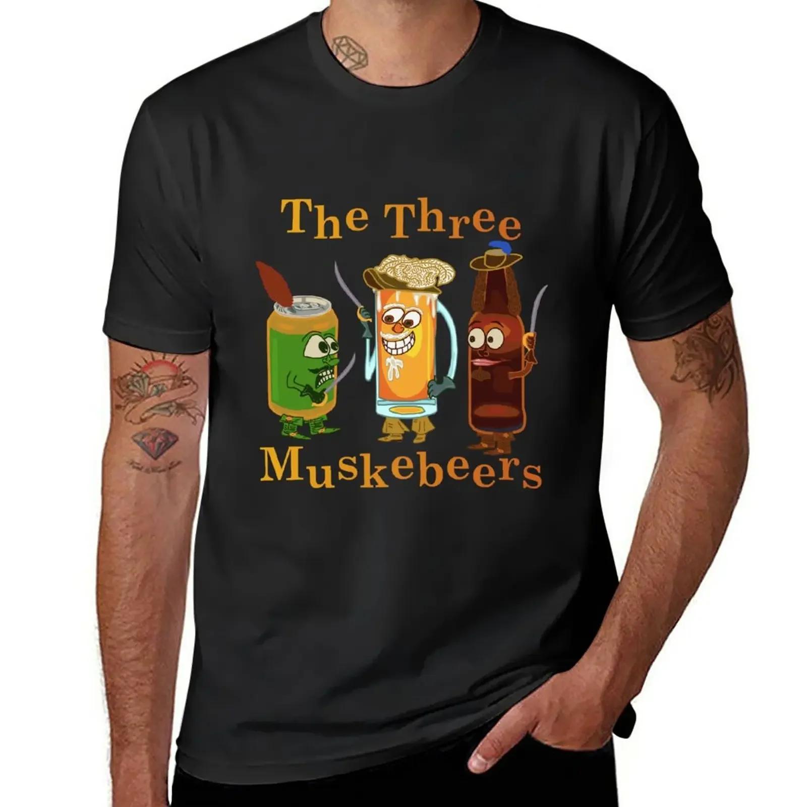 Funny Beer Pun Three Muskebeers TShirt kawaii clothes plus size tops funnys mens white t shirts 4XL
Funny Beer Pun Three Muskebeers TShirt kawaii clothes plus size tops funnys mens white t shirts 4XL