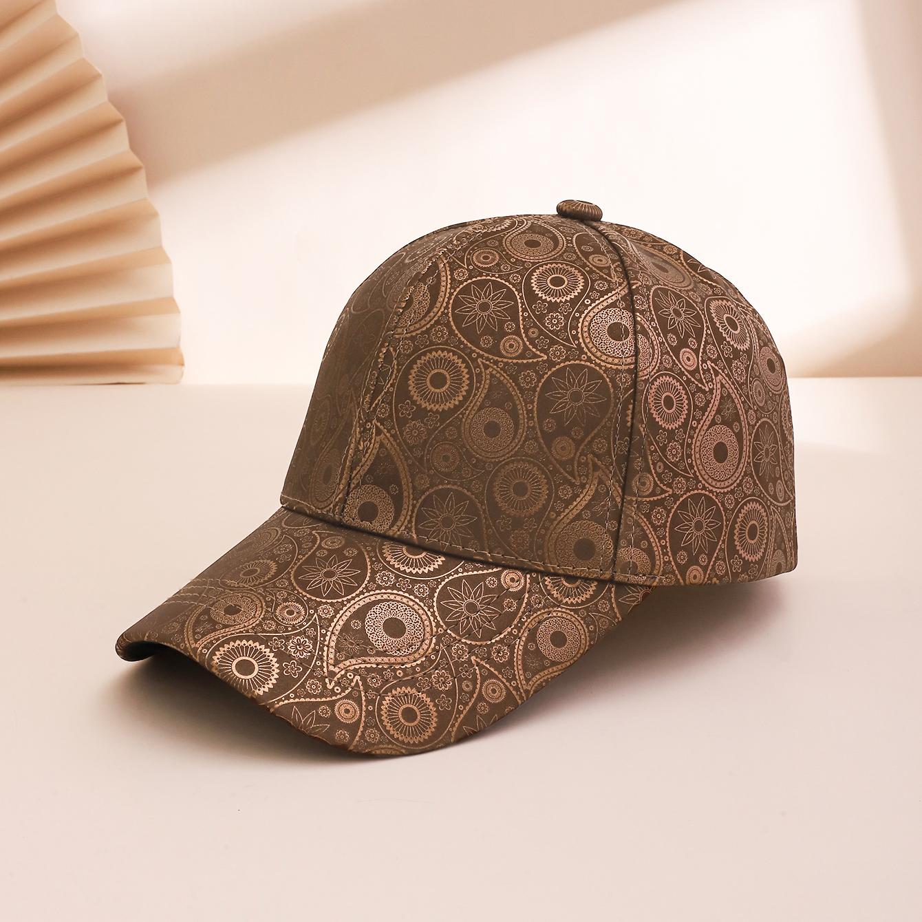 Cross-border fashion full-length cashew flower suede baseball cap with adjustable big head circumference and round buckle One Size
Cross-border fashion full-length cashew flower suede baseball cap with adjustable big head circumference and round buckle One Size