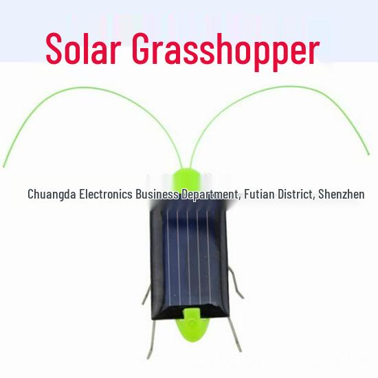 Solar-Powered Grasshopper Toy - Creative Birthday Gift зелёный
Solar-Powered Grasshopper Toy - Creative Birthday Gift зелёный