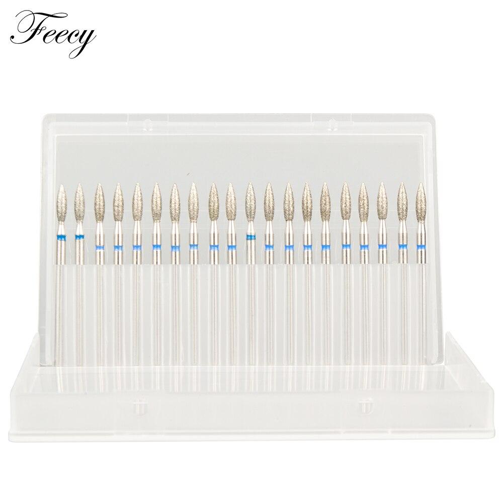 20 шт. алмазные фрезы для маникюрного набора, сверла для ногтей, аксессуары для маникюрного аппарата, мельница для удаления гель-лака