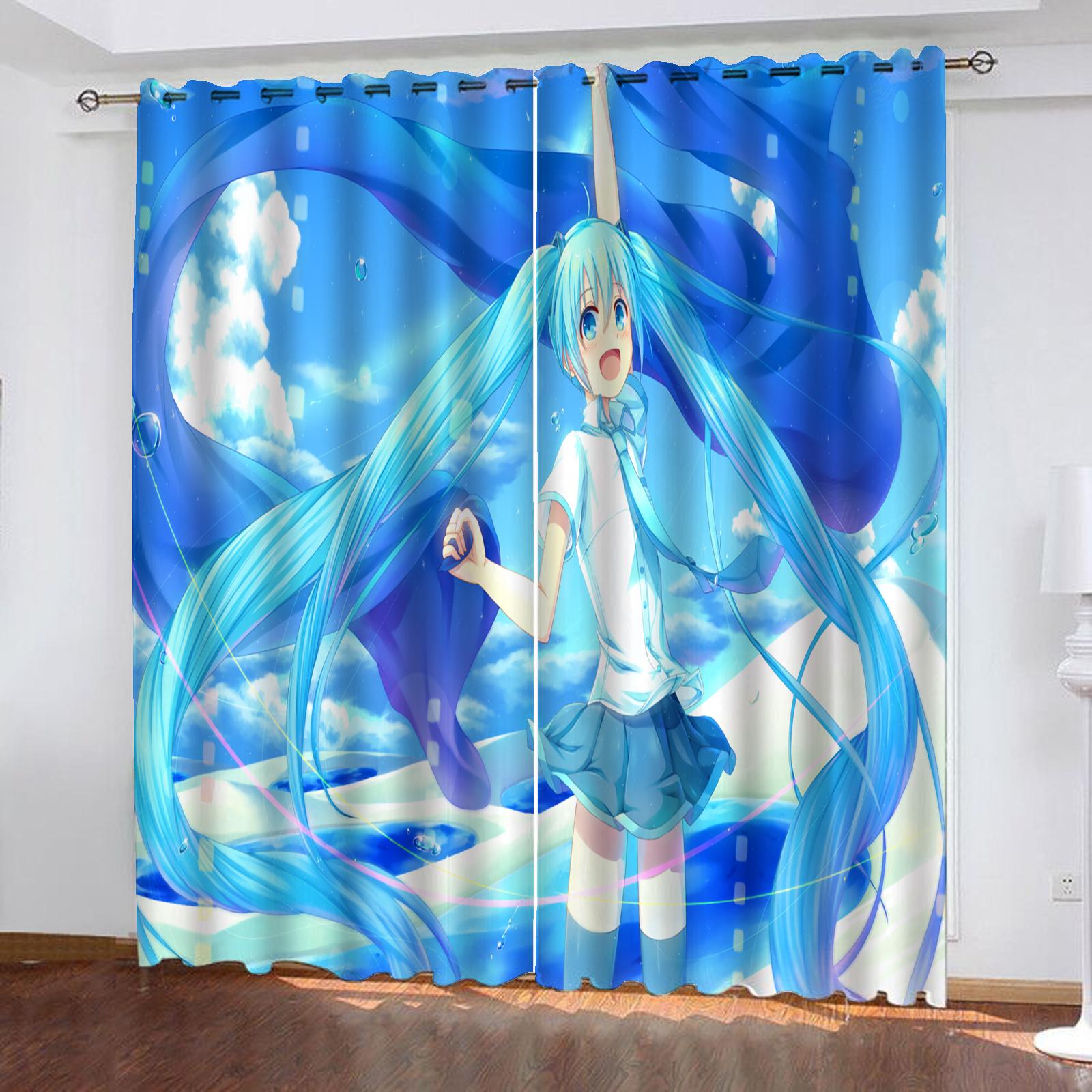 Hatsune Miku Пилозахисні Балконні Екранні Штори Для Вітальні Спальні Світлонепроникні Штори 100% Поліестер Для Дому 100x140
Hatsune Miku Пилозахисні Балконні Екранні Штори Для Вітальні Спальні Світлонепроникні Штори 100% Поліестер Для Дому 100x140