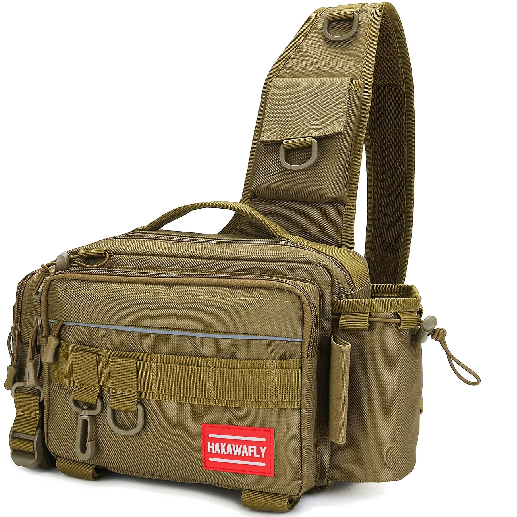 HAKAWAFLY 5-Way Fishing Bag with Two Rod Straps and Five Carabiners, Waterproof Fishing Tackle Bag, Multifunctional, Large Capacity, Run and Gun Bag
HAKAWAFLY 5-Way Fishing Bag with Two Rod Straps and Five Carabiners, Waterproof Fishing Tackle Bag, Multifunctional, Large Capacity, Run and Gun Bag