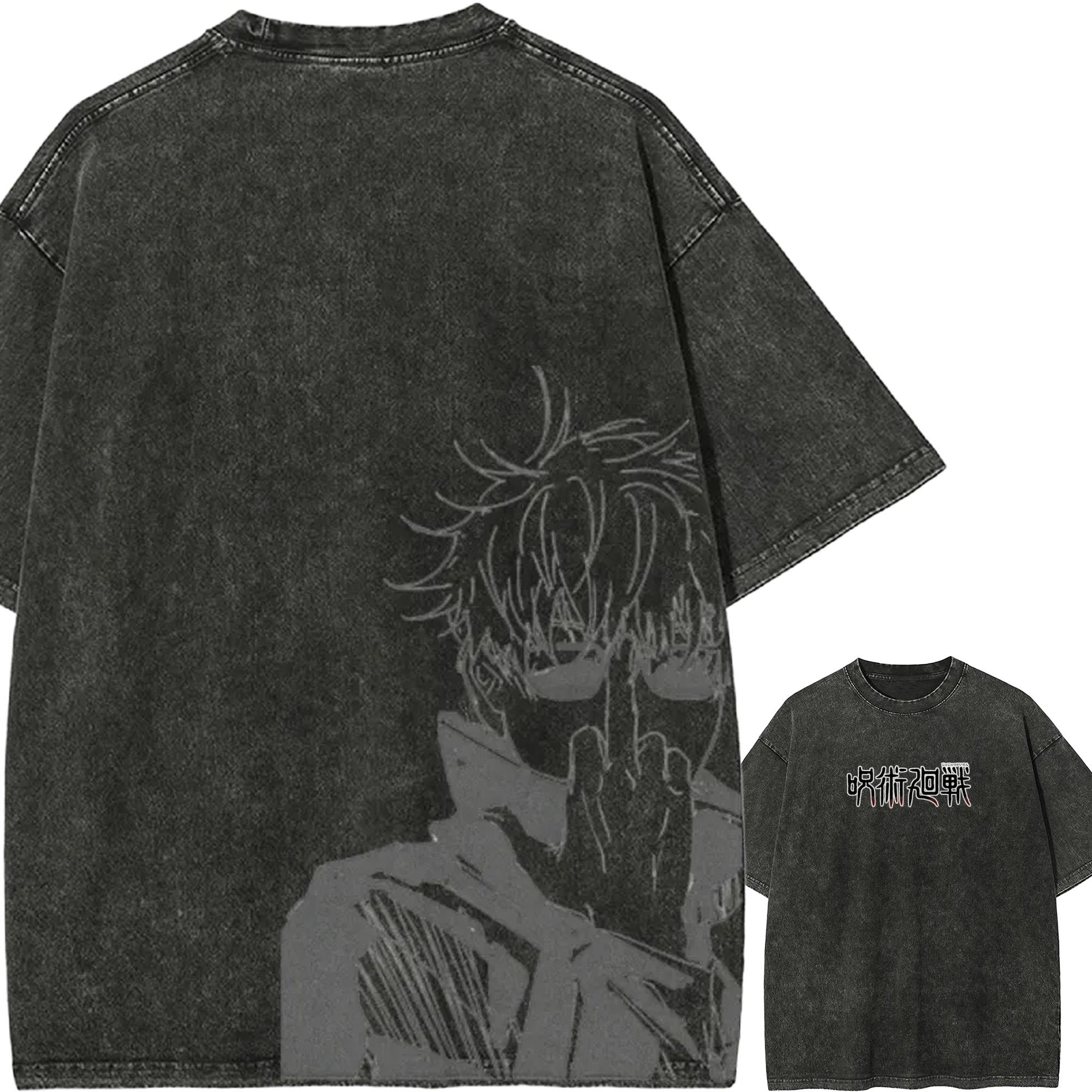 Gojo Minimalist T-shirt Jujutsu Kaisen Tee Vintage Washed Oversized Retro Anime Harajuku Streetwear Graphic Manga Mens Tops M
Gojo Minimalist T-shirt Jujutsu Kaisen Tee Vintage Washed Oversized Retro Anime Harajuku Streetwear Graphic Manga Mens Tops M