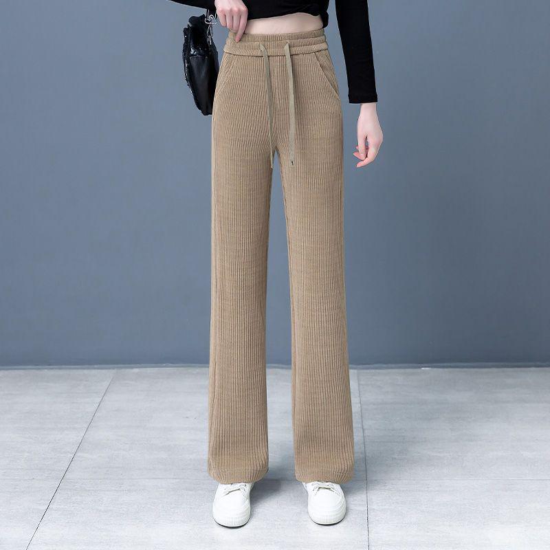2026 Spring/Autumn Women s Chenille Slim Wide-Leg Pants - High-Waisted, Loose, Plus Velvet Thickened for Casual Wear 4XL 32 (145-155 Jin)
2026 Spring/Autumn Women s Chenille Slim Wide-Leg Pants - High-Waisted, Loose, Plus Velvet Thickened for Casual Wear 4XL 32 (145-155 Jin)